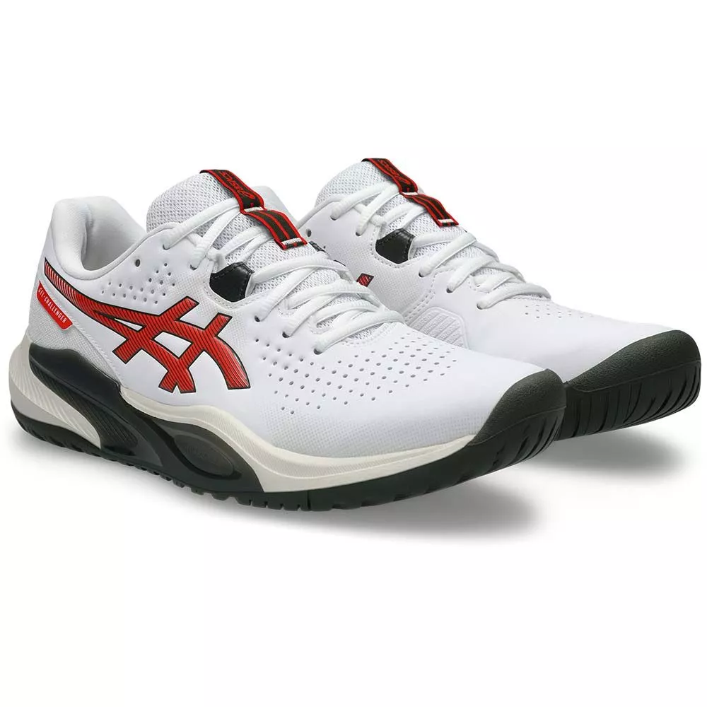 Asics Gel Challenger 15 tennisschoenen wit / rood / zwart
