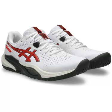 Asics Gel Challenger 15 tennisschoenen wit / rood / zwart