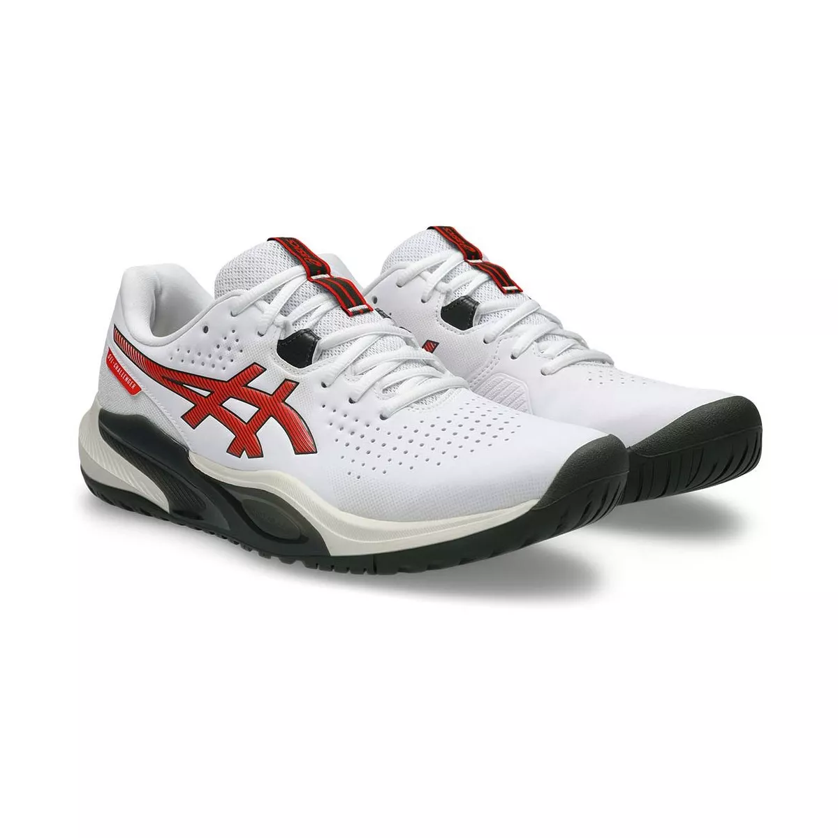 Asics Gel Challenger 15 tennisschoenen wit / rood / zwart