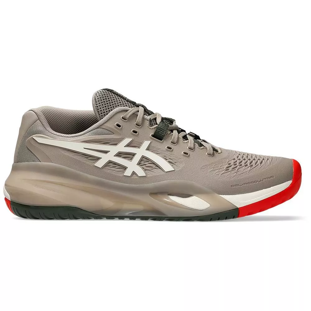 Asics Gel Resolution X tennisschoenen grijs taupe