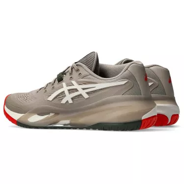 Asics Gel Resolution X tennisschoenen grijs taupe