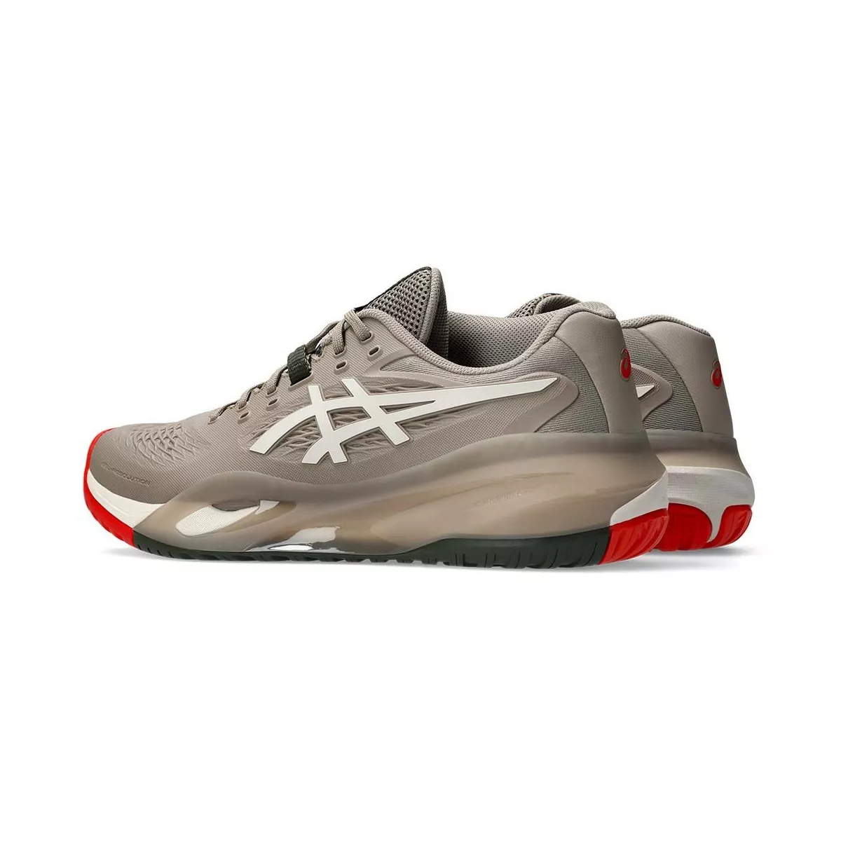 Asics Gel Resolution X tennisschoenen grijs taupe