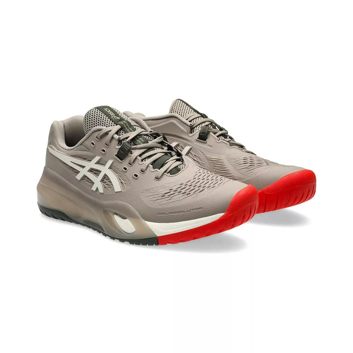 Asics Gel Resolution X tennisschoenen grijs taupe