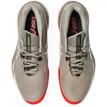 Asics Gel Resolution X tennisschoenen grijs taupe