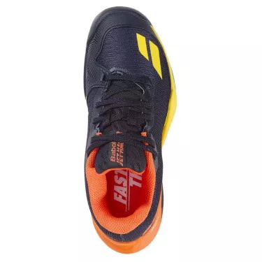 Babolat Jet Mach 3 Junior AC Tennisschoenen Zwart / Sunset