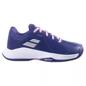 Babolat Propulse Junior 3 AC Meisjes Tennisschoenen Paars / Zilver
