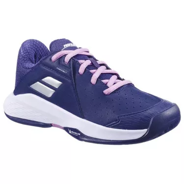 Babolat Propulse Junior 3 AC Meisjes Tennisschoenen Paars / Zilver