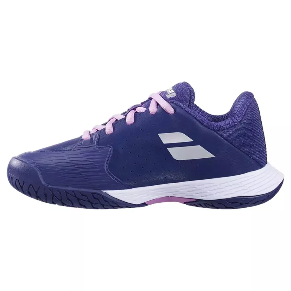 Babolat Propulse Junior 3 AC Meisjes Tennisschoenen Paars / Zilver