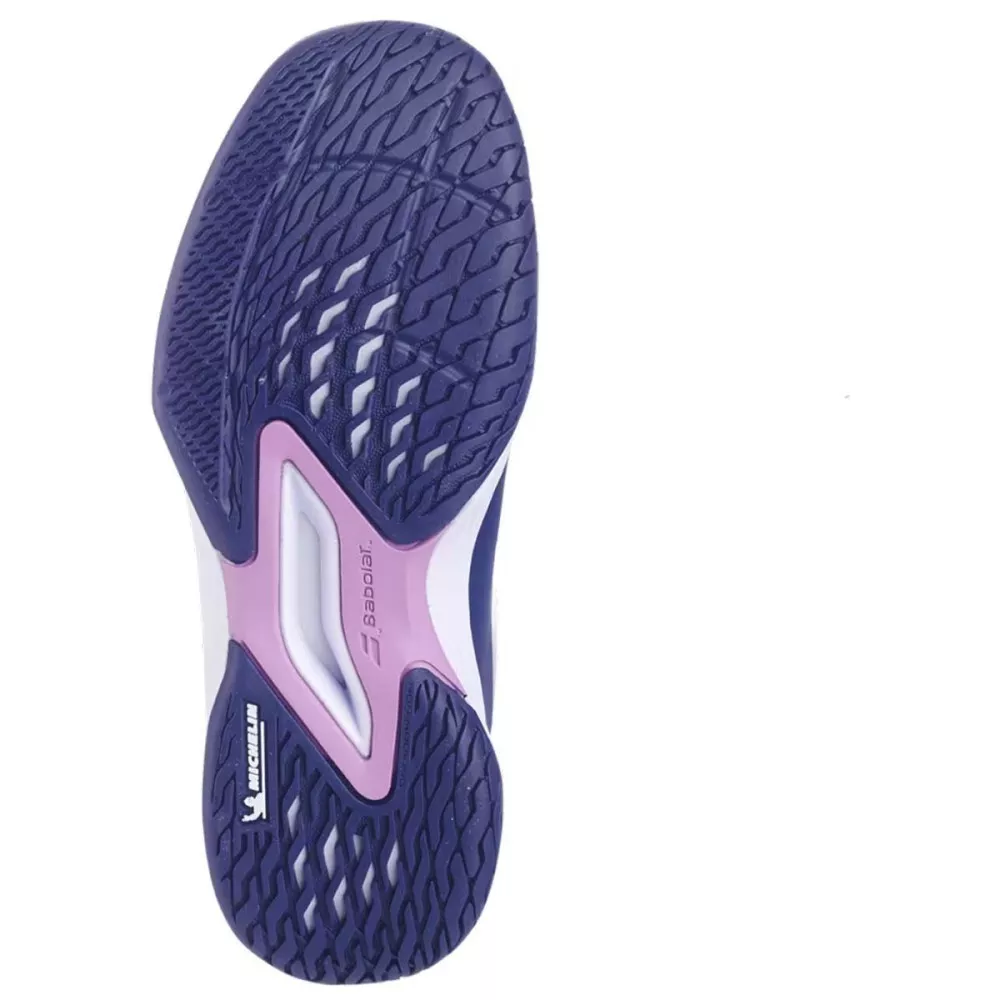 Babolat Propulse Junior 3 AC Meisjes Tennisschoenen Paars / Zilver