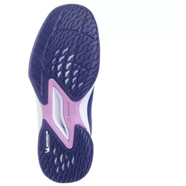 Babolat Propulse Junior 3 AC Meisjes Tennisschoenen Paars / Zilver