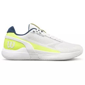 Wilson Rush Pro 5 padelschoenen wit / geel