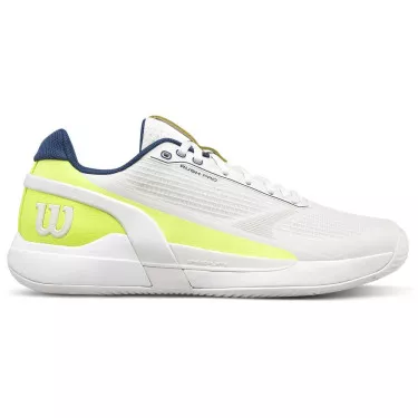 Wilson Rush Pro 5 padelschoenen wit / geel