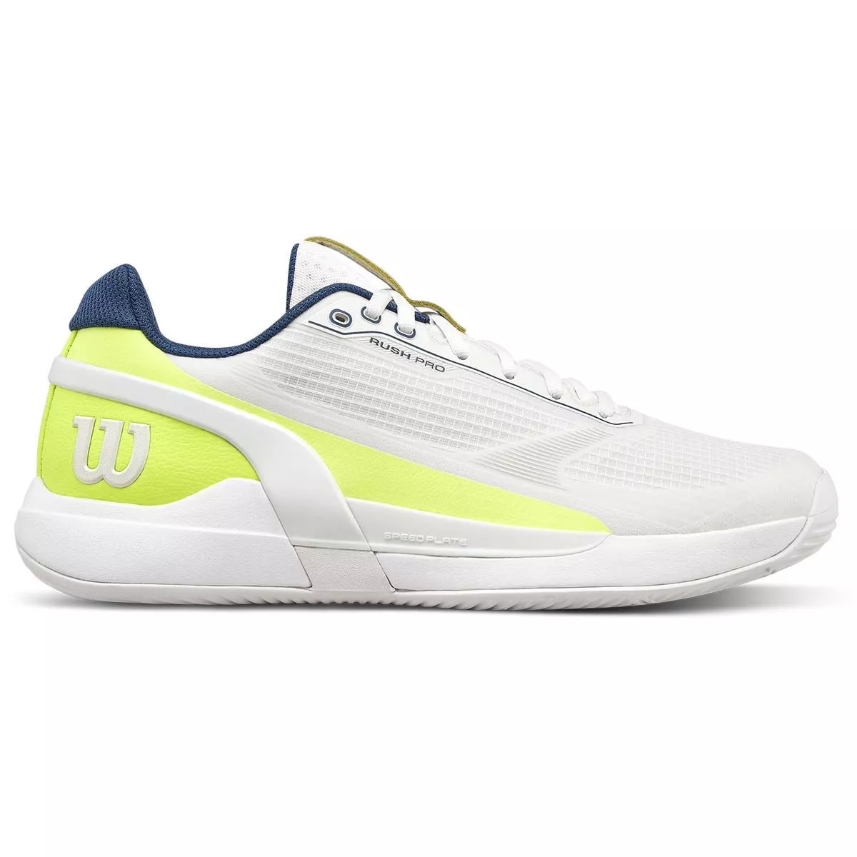 Wilson Rush Pro 5 padelschoenen wit / geel