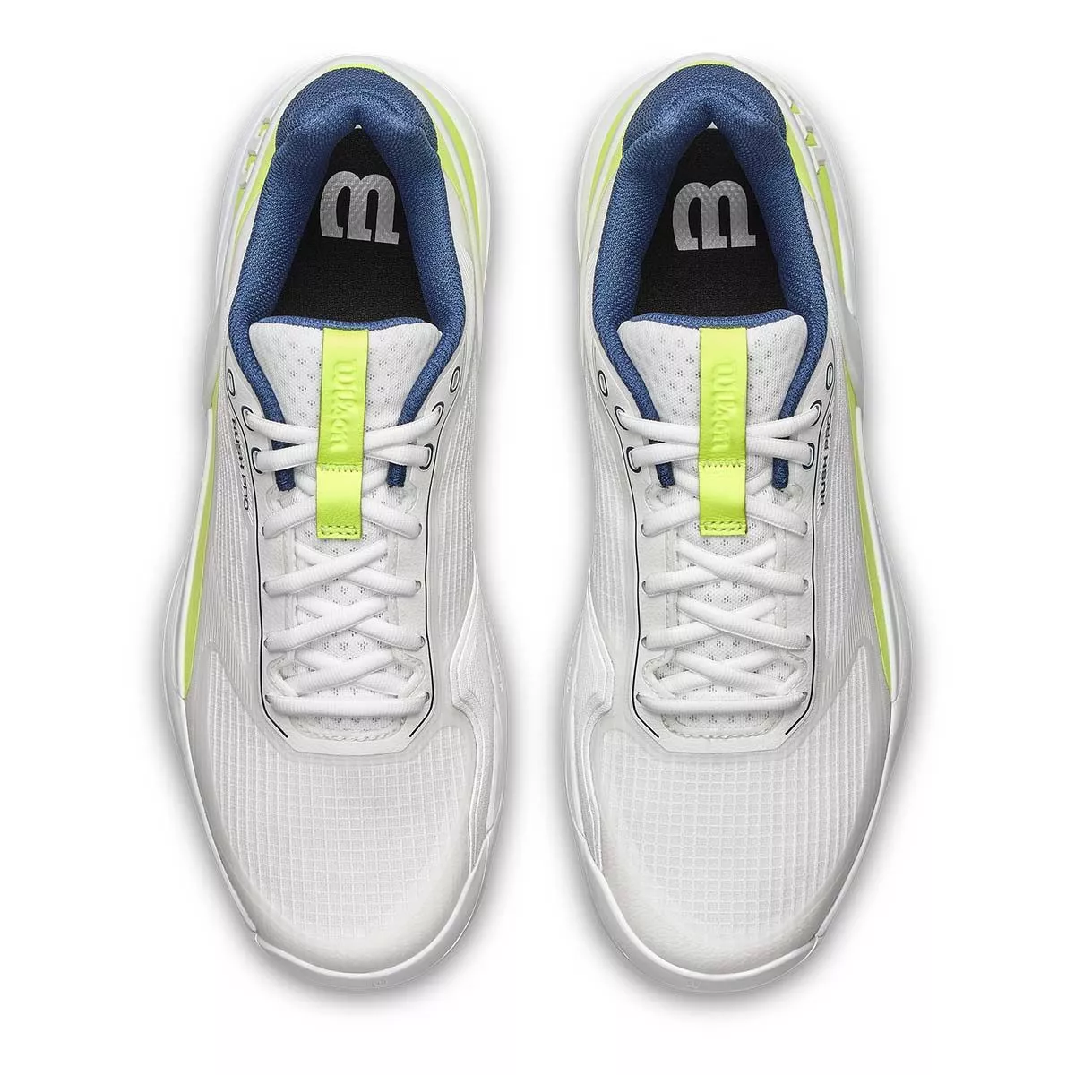 Wilson Rush Pro 5 padelschoenen wit / geel