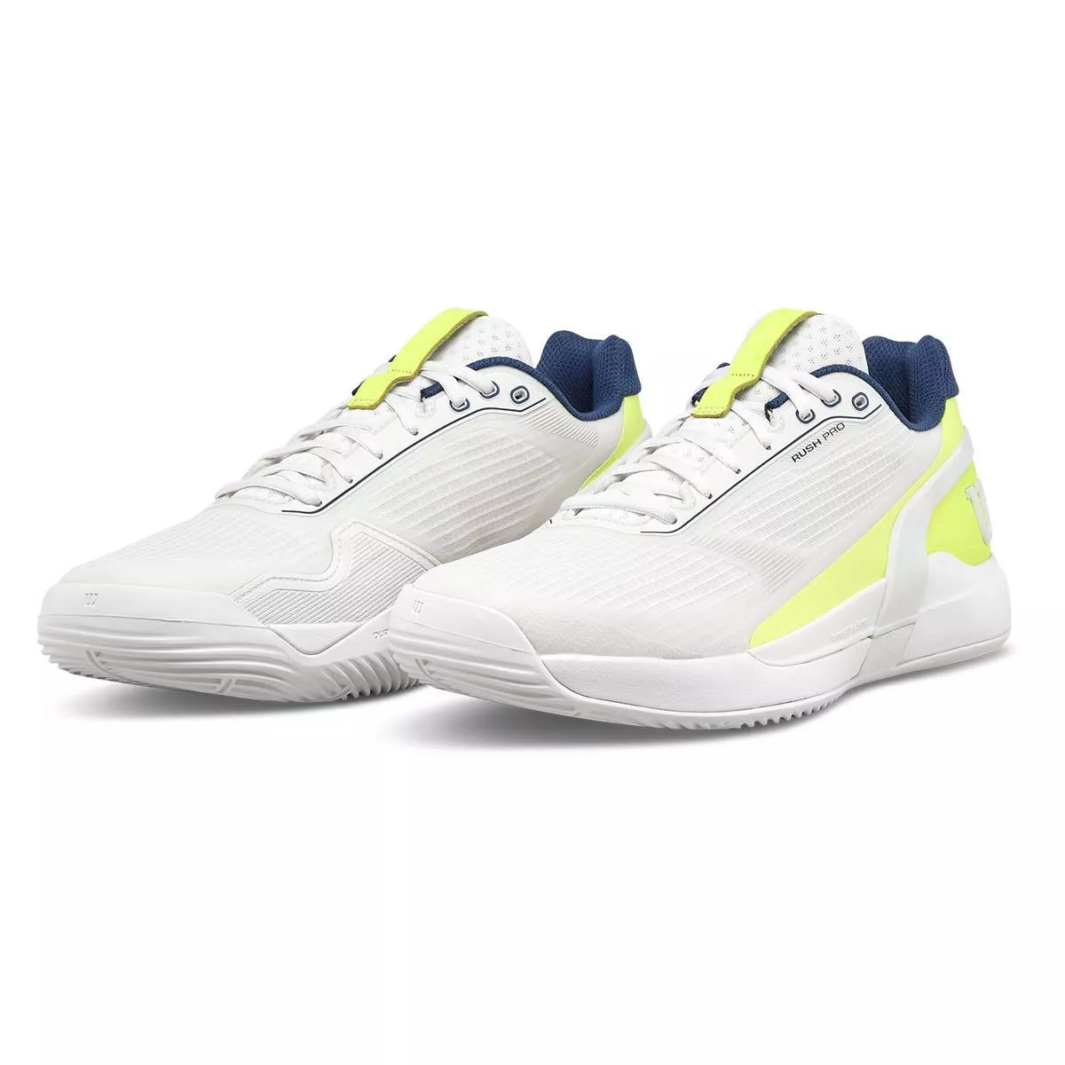 Wilson Rush Pro 5 padelschoenen wit / geel
