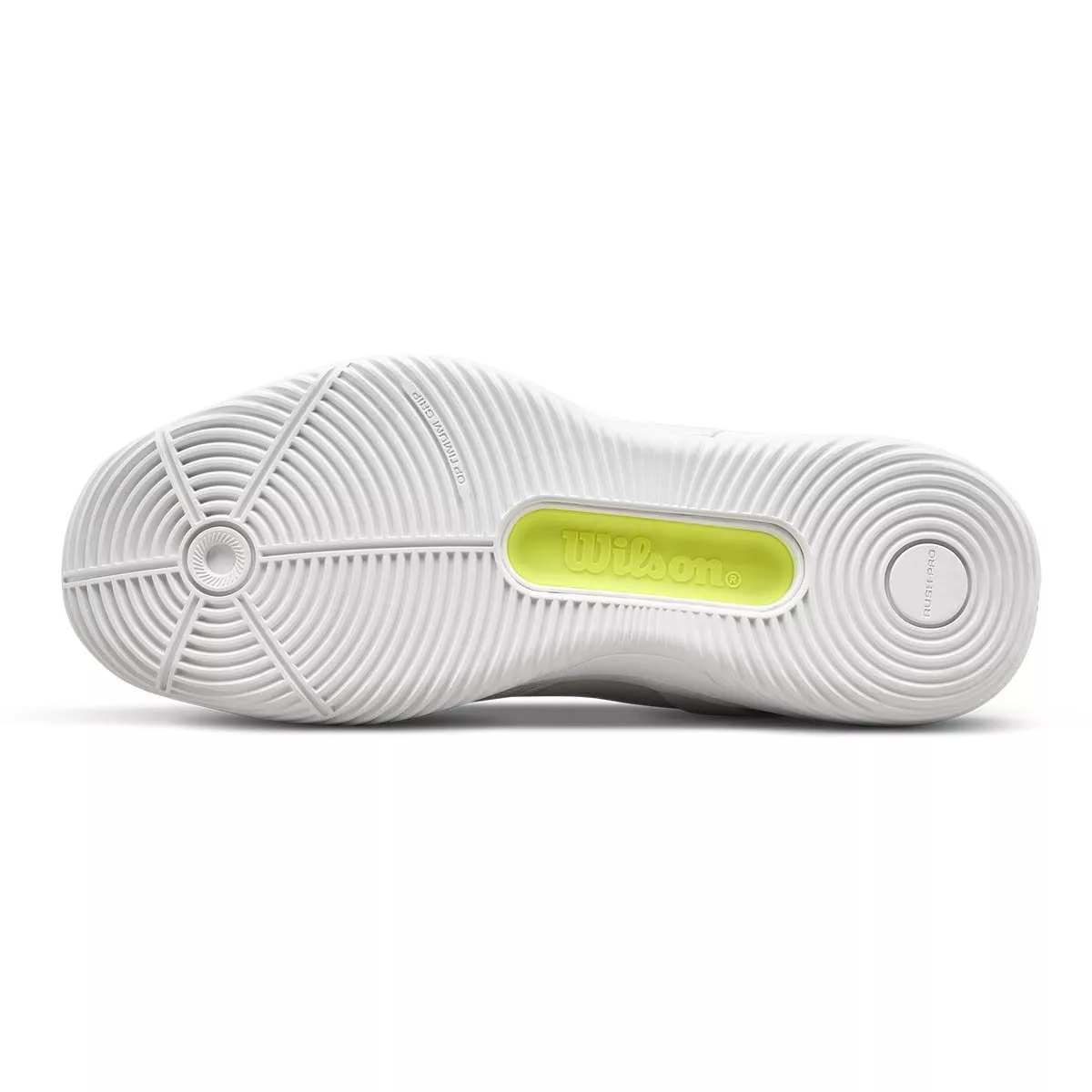 Wilson Rush Pro 5 padelschoenen wit / geel