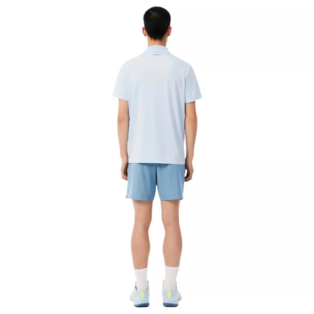 Lacoste Tennis Ultra Dry Reflecterende Short Blauw Grijs