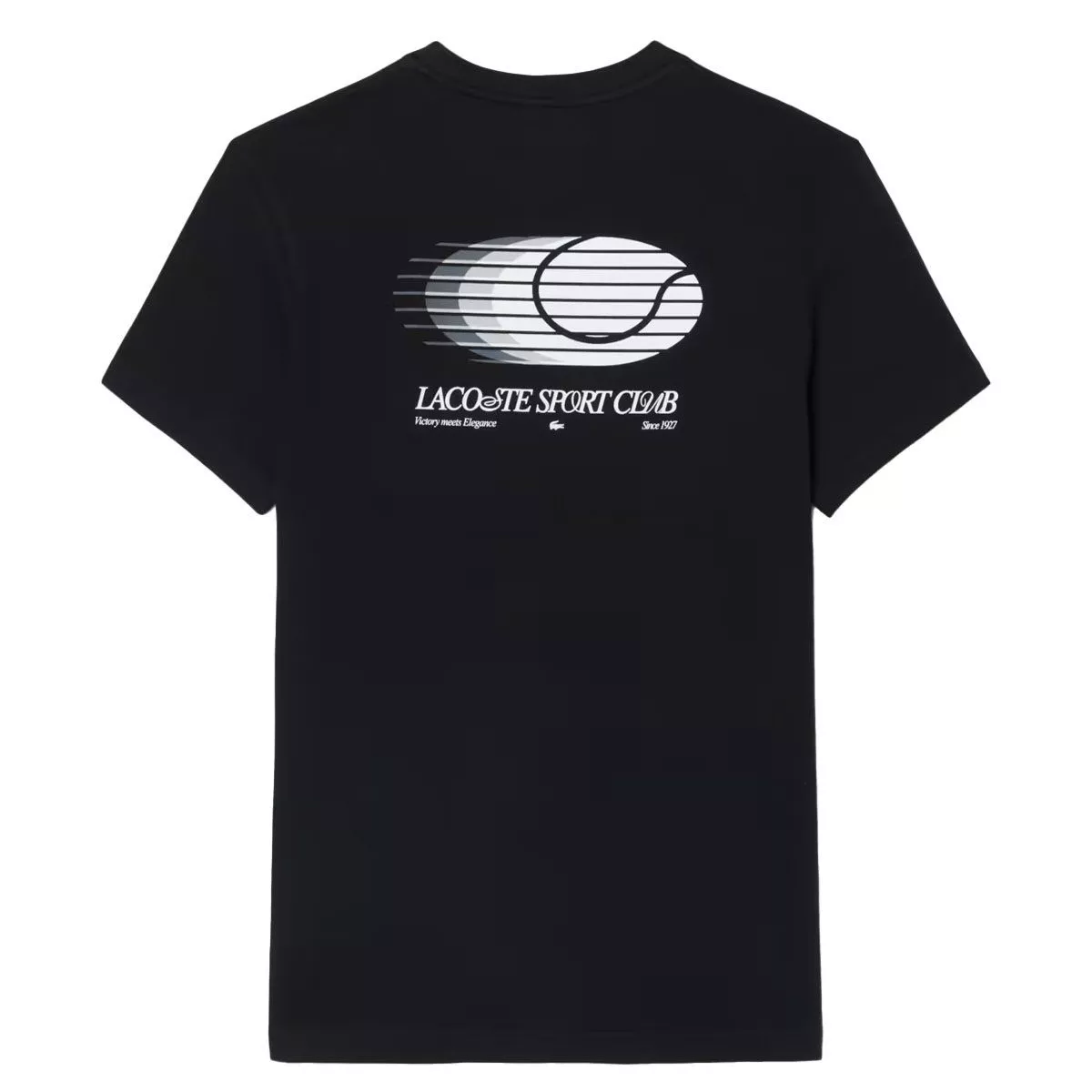 Lacoste Sport Ultra Dry Grafisch T-Shirt Zwart / Grijs