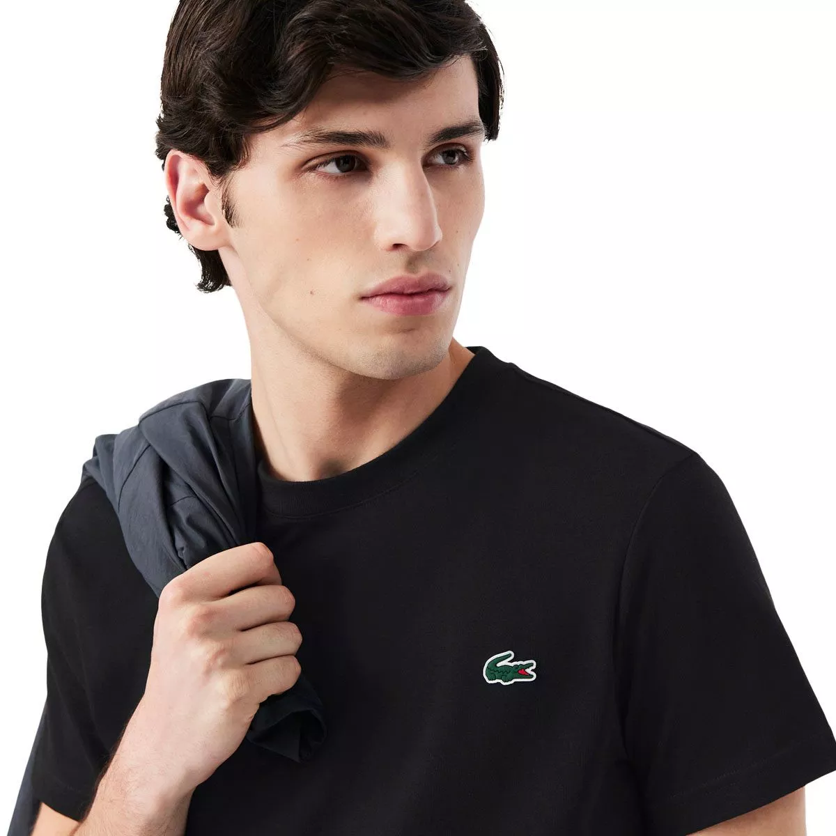 Lacoste Sport Ultra Dry Grafisch T-Shirt Zwart / Grijs