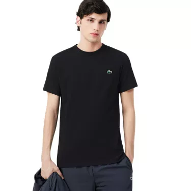 Lacoste Sport Ultra Dry Grafisch T-Shirt Zwart / Grijs