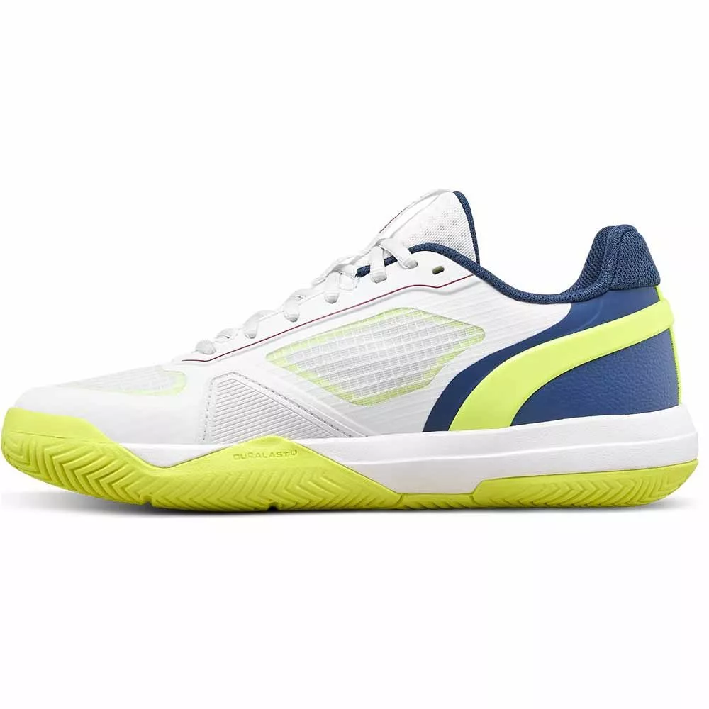 Wilson Rush Pro 5 Junior tennisschoenen wit / blauw / geel