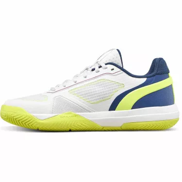 Wilson Rush Pro 5 Junior tennisschoenen wit / blauw / geel