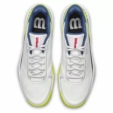 Wilson Rush Pro 5 Junior tennisschoenen wit / blauw / geel