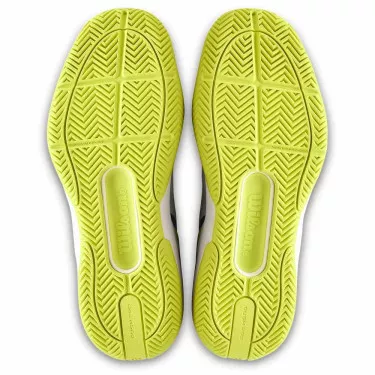 Wilson Rush Pro 5 Junior tennisschoenen wit / blauw / geel