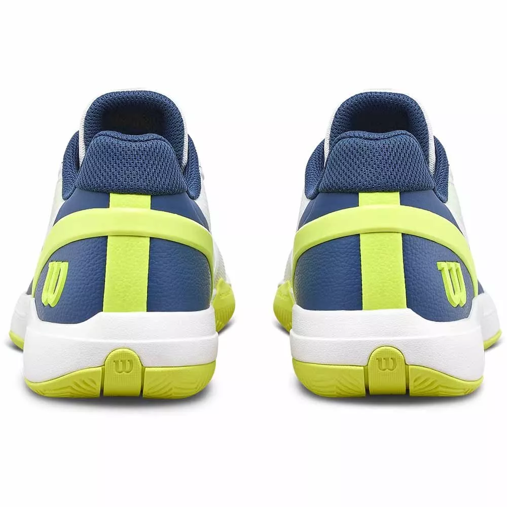 Wilson Rush Pro 5 Junior tennisschoenen wit / blauw / geel