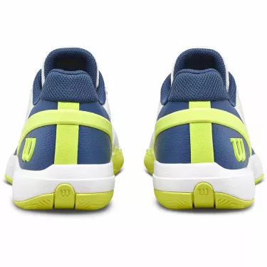 Wilson Rush Pro 5 Junior tennisschoenen wit / blauw / geel