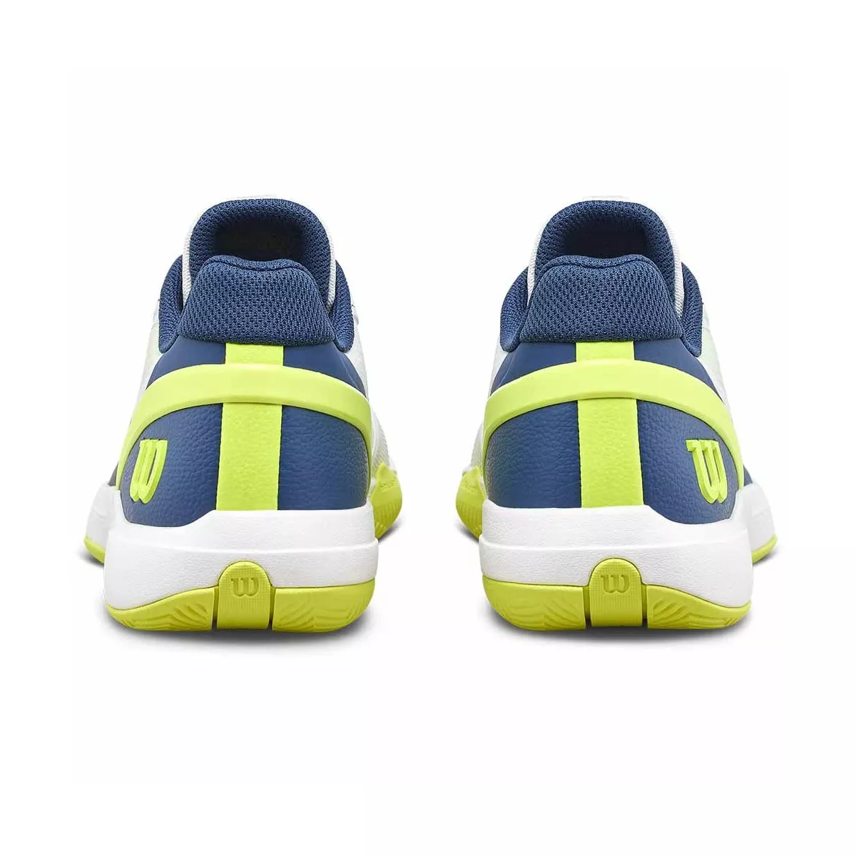 Wilson Rush Pro 5 Junior tennisschoenen wit / blauw / geel