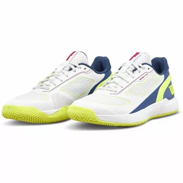 Wilson Rush Pro 5 Junior tennisschoenen wit / blauw / geel