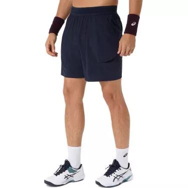 Asics Match Laser Cut short marineblauw