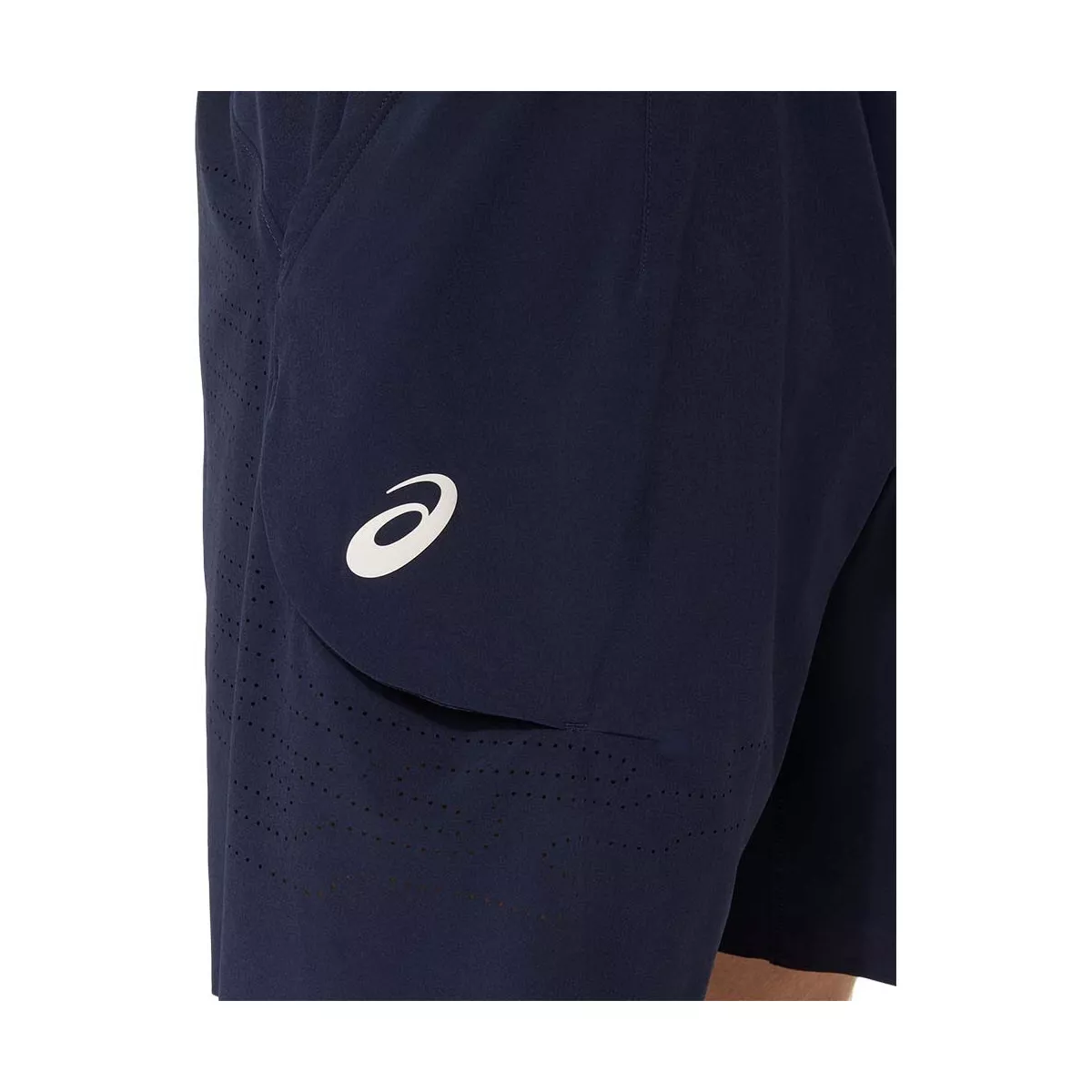 Asics Match Laser Cut short marineblauw