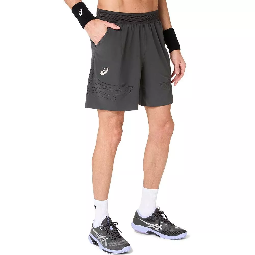 Asics Match Laser Cut short grijs