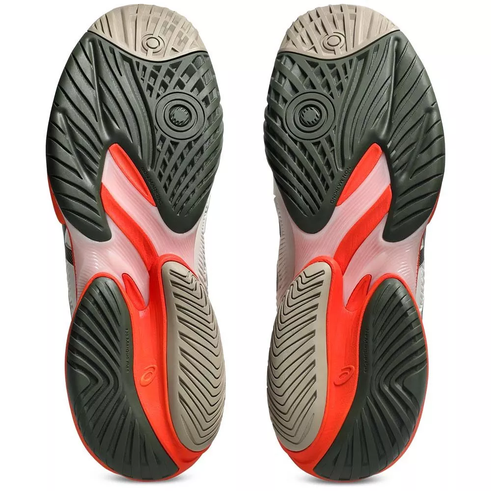 Asics Gel Court FF 3 tennisschoenen wit / oranje