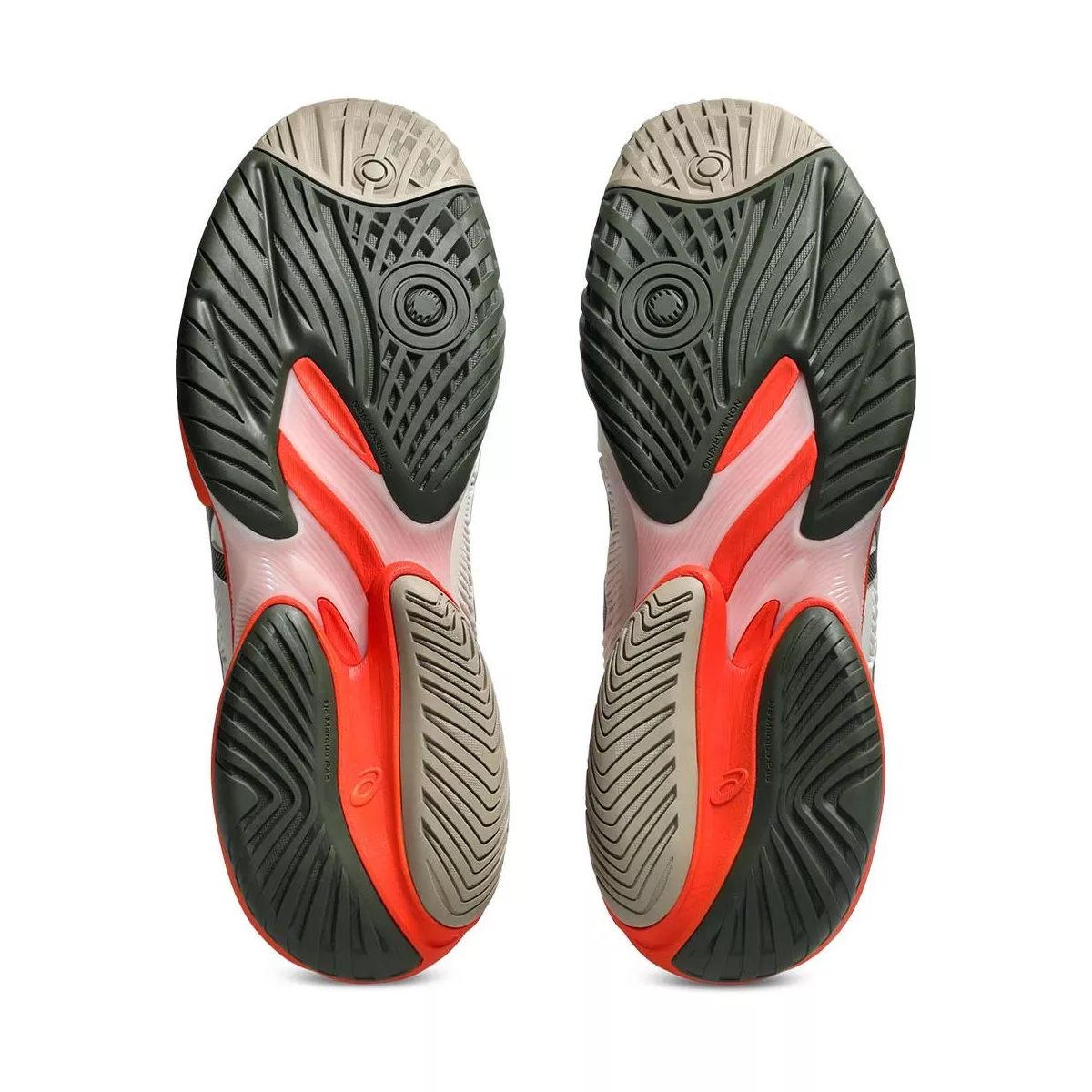 Asics Gel Court FF 3 tennisschoenen wit / oranje