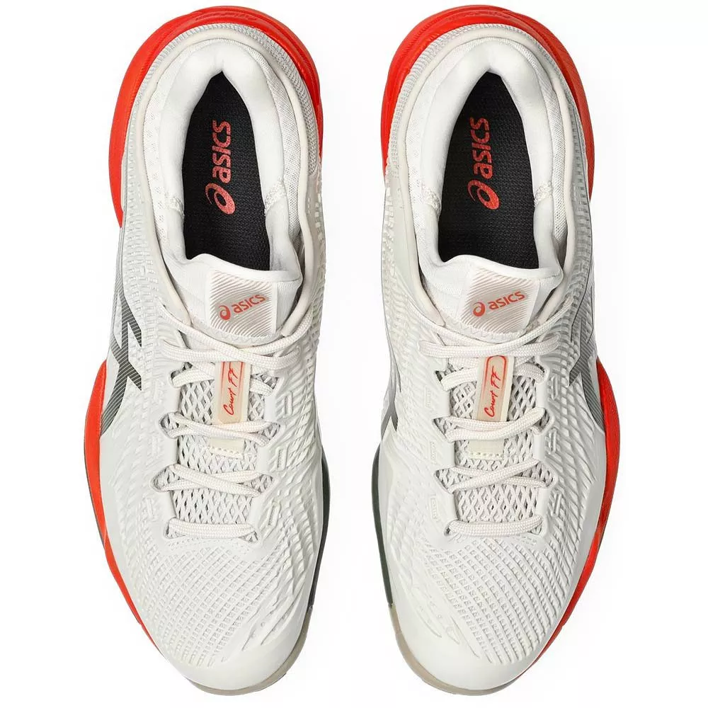 Asics Gel Court FF 3 tennisschoenen wit / oranje
