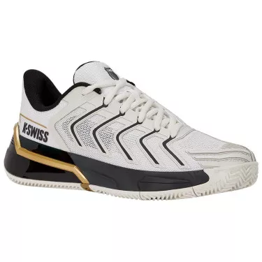 K-Swiss Ultrashot 4 Clay Schoenen Wit / Zwart / Goud