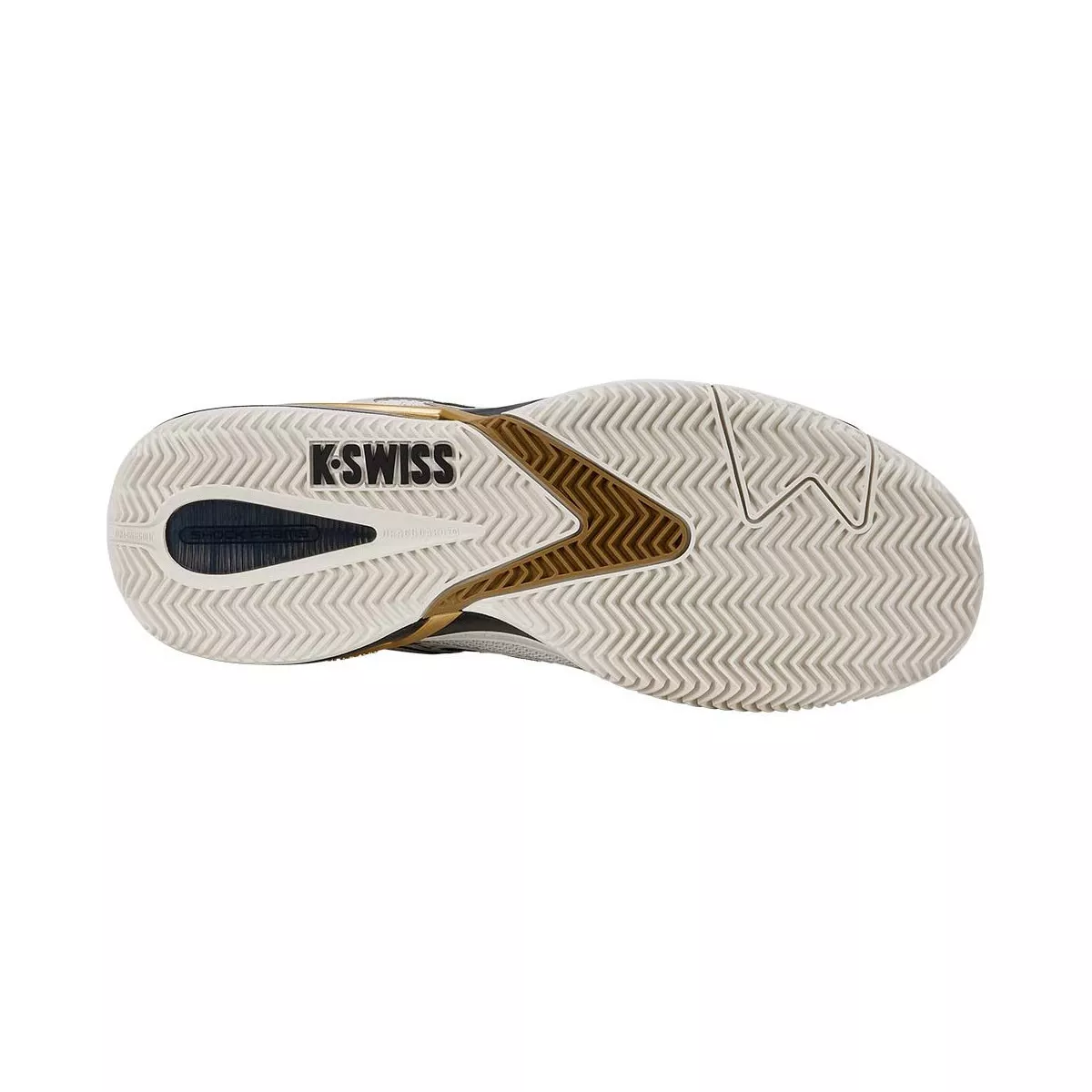 K-Swiss Ultrashot 4 Clay Schoenen Wit / Zwart / Goud