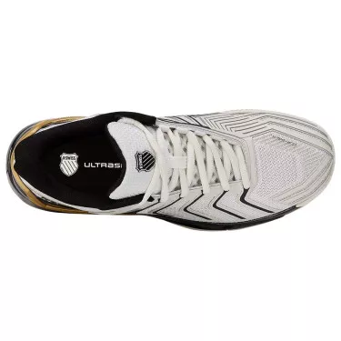 K-Swiss Ultrashot 4 Clay Schoenen Wit / Zwart / Goud