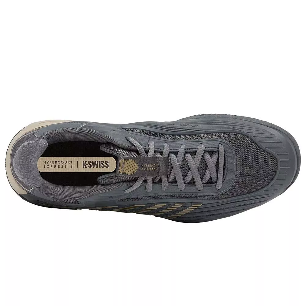 K-Swiss Hypercourt Express 3 Clay Schoenen Grijs / Kaki