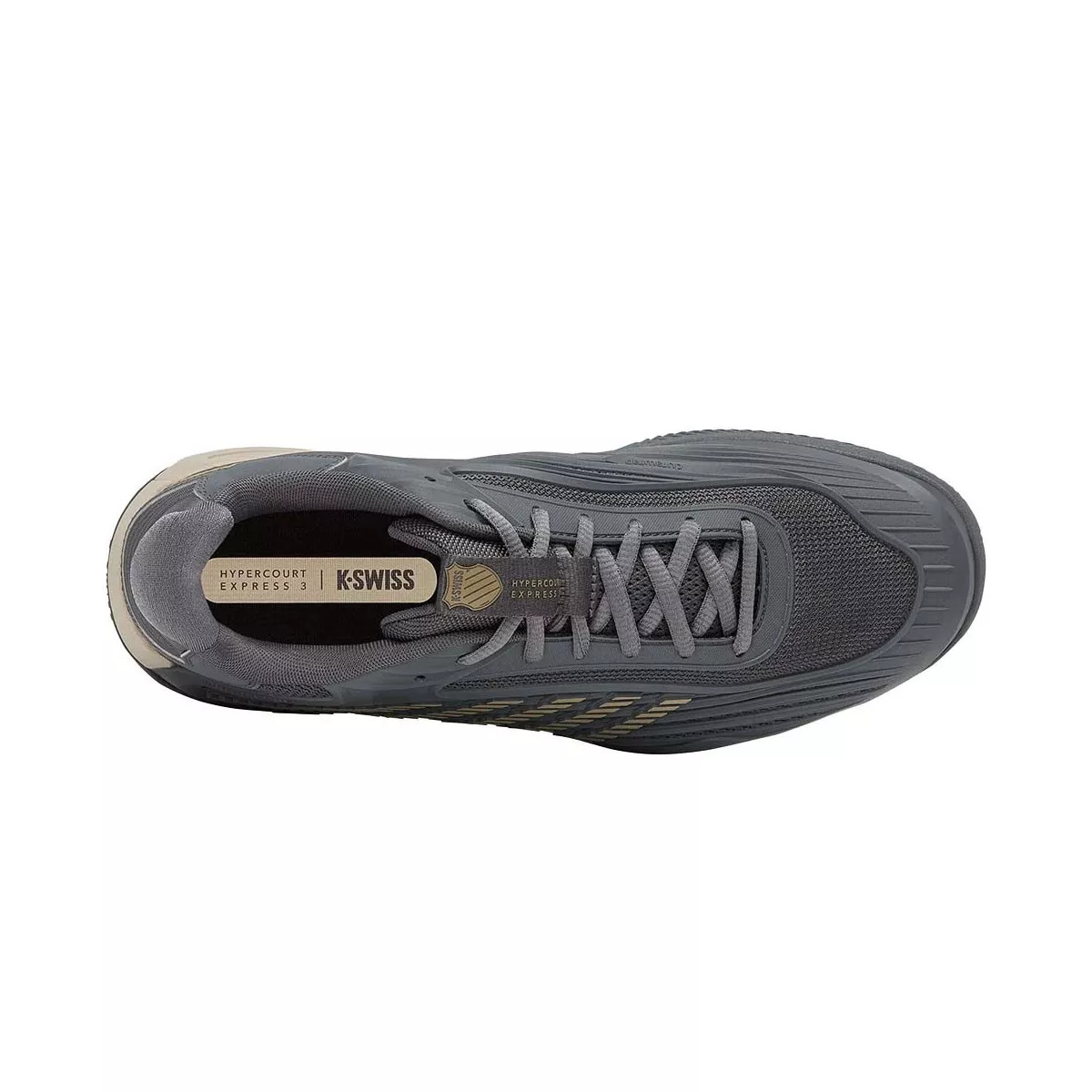 K-Swiss Hypercourt Express 3 Clay Schoenen Grijs / Kaki