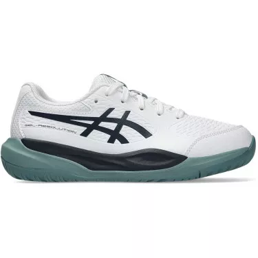 Asics Gel Resolution X GS tennisschoenen junior wit / nachtblauw