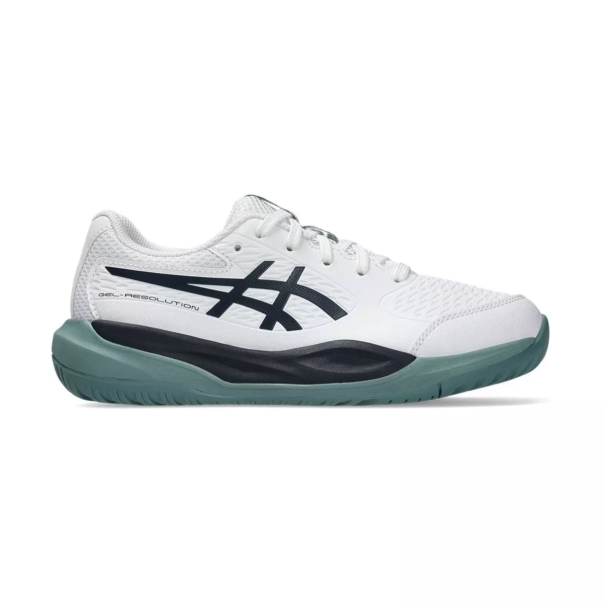 Asics Gel Resolution X GS tennisschoenen junior wit / nachtblauw