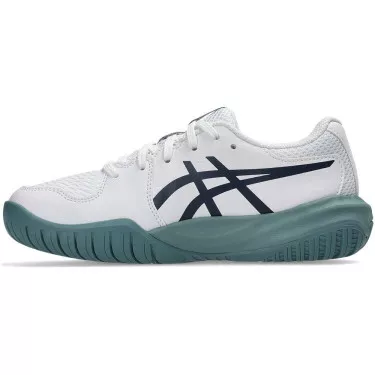 Asics Gel Resolution X GS tennisschoenen junior wit / nachtblauw