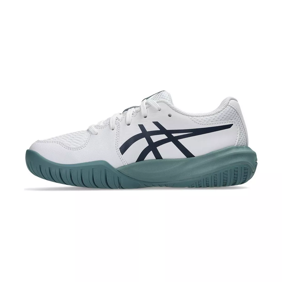 Asics Gel Resolution X GS tennisschoenen junior wit / nachtblauw