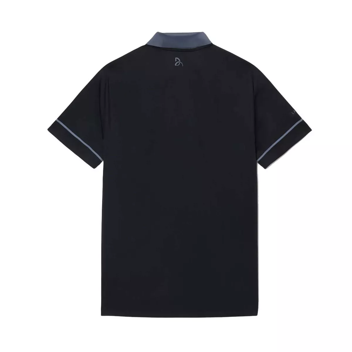 Lacoste Tennis Polo Novak Djokovic On Court Zwart/Grijs