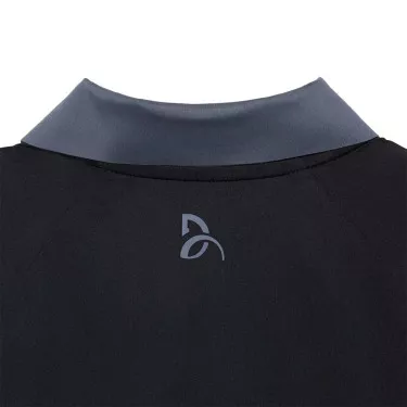 Lacoste Tennis Polo Novak Djokovic On Court Zwart/Grijs