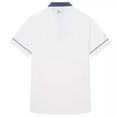 Lacoste Tennis Polo Novak Djokovic On Court Wit/Grijs